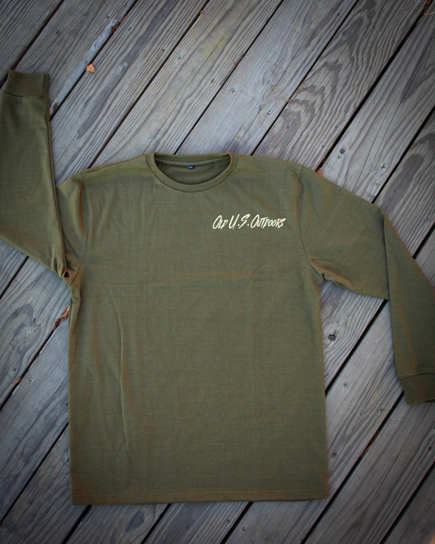The Hunting & Fishing Crewneck Tee runs one size smaller
