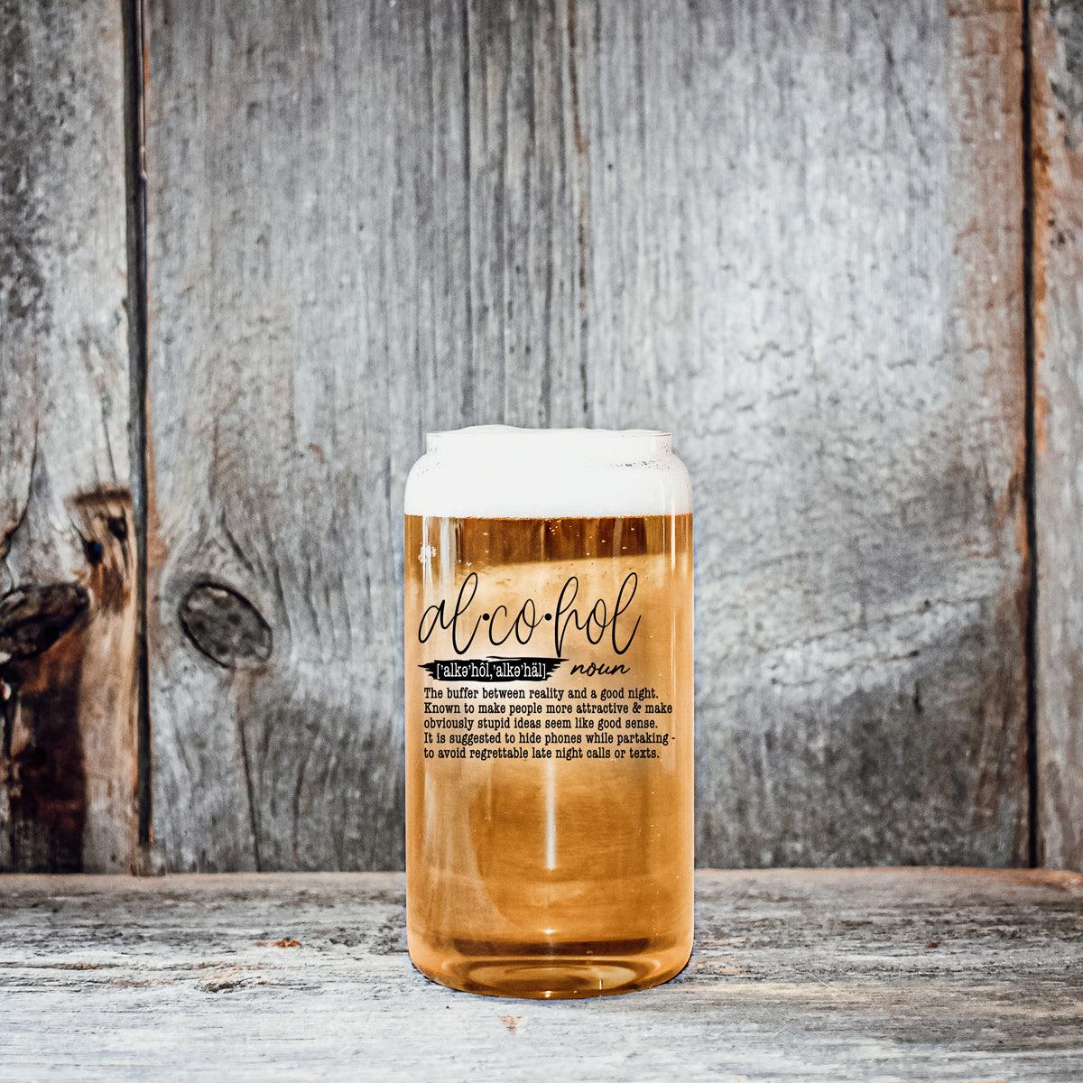 Alcohol Definition 17OZ Libby Glass