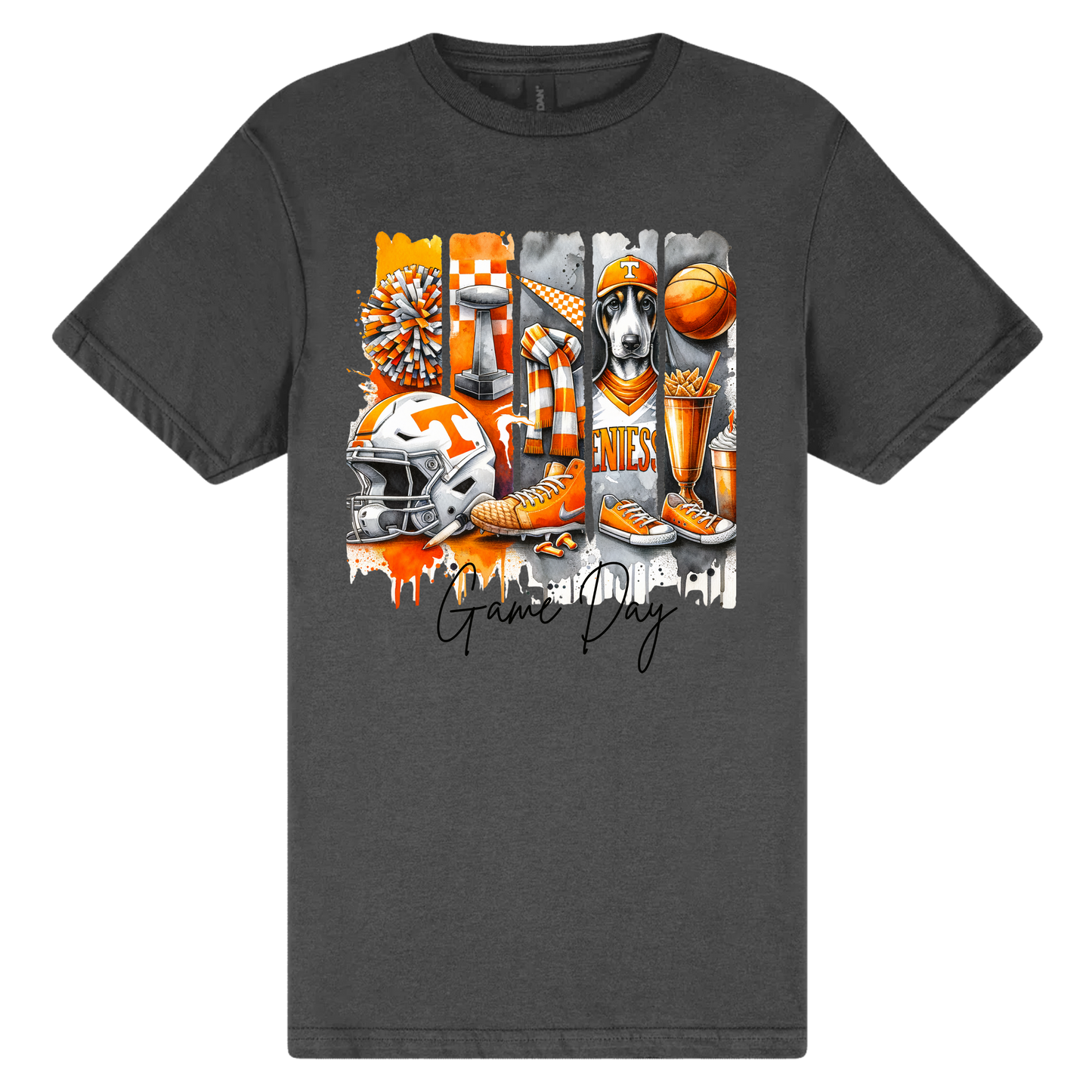 Tennessee Game Day Graphic T-Shirt | Smokey Mascot, Football & Basketball Fan Tee