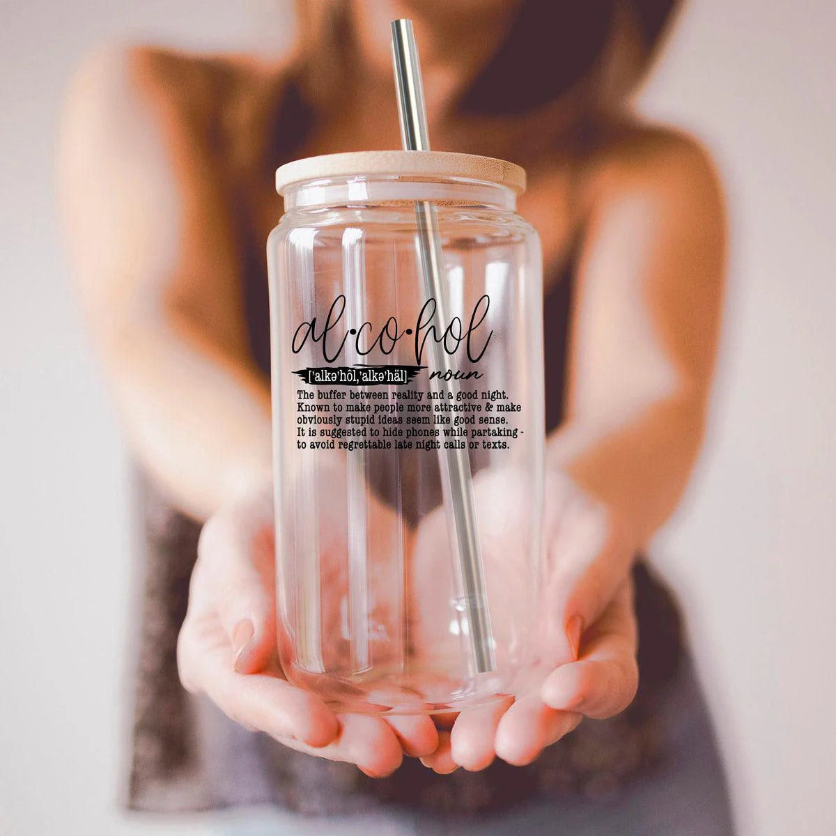 Alcohol Definition 17OZ Libby Glass