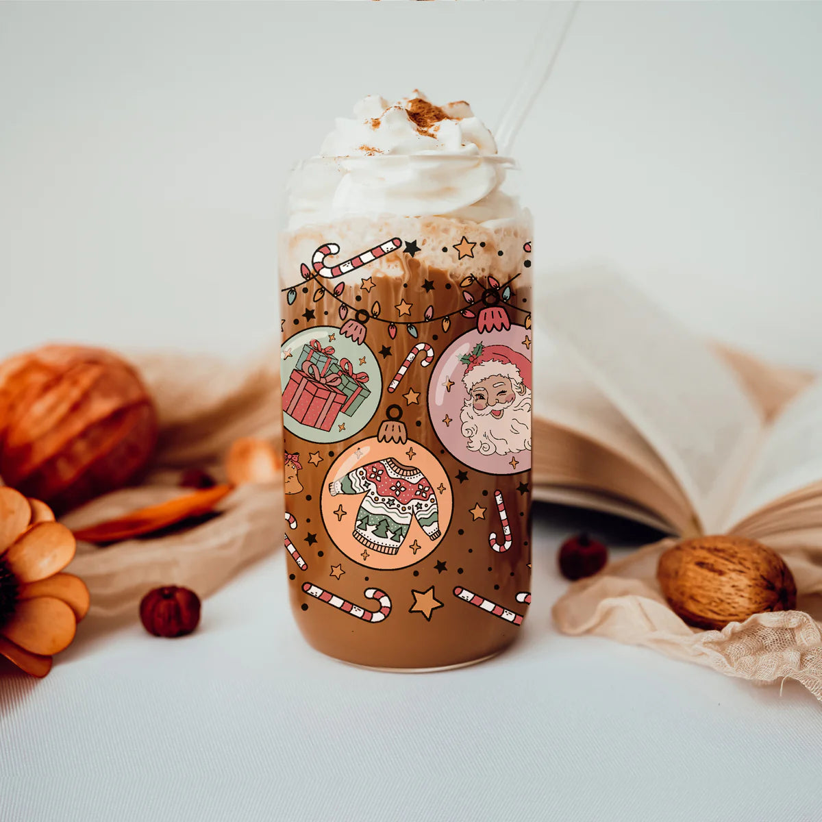 Balls Deep Into Christmas 17oz Libby Glass