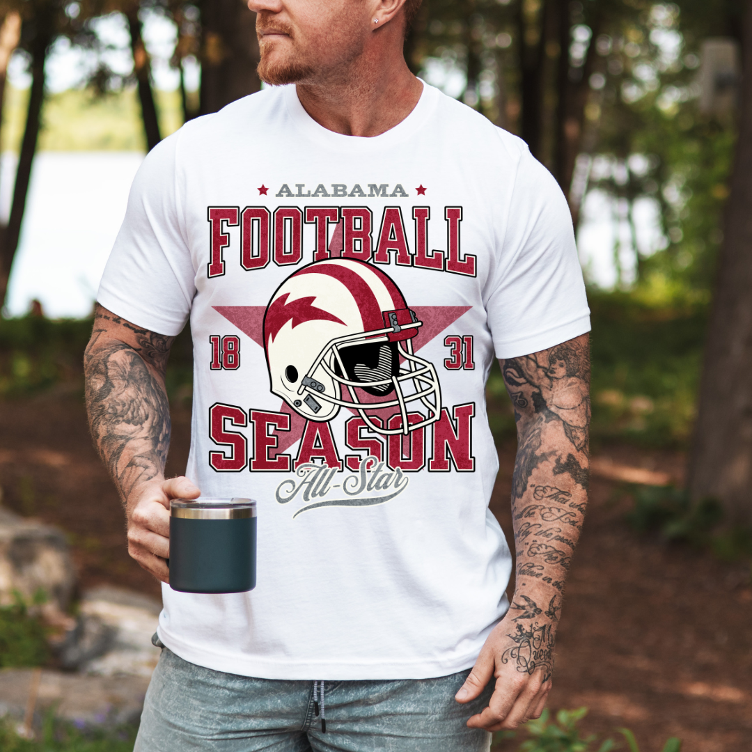 Alabama Football Season All-Star Tee – Vintage Game Day Shirt