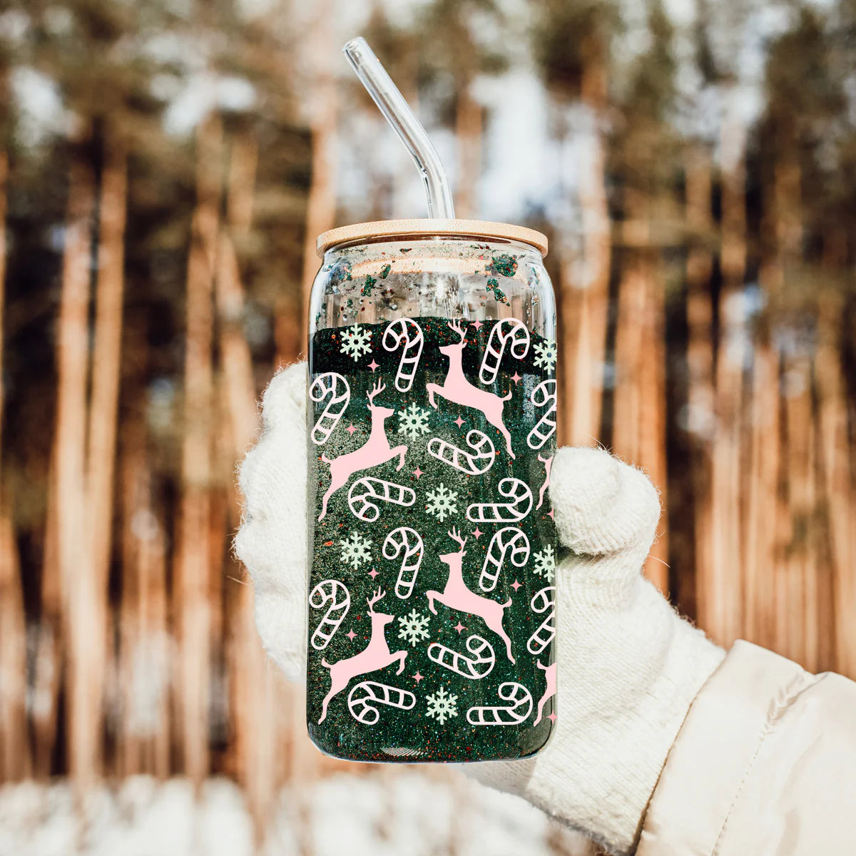 Look At Me Being All Festive and Shit 170z Libby Glass