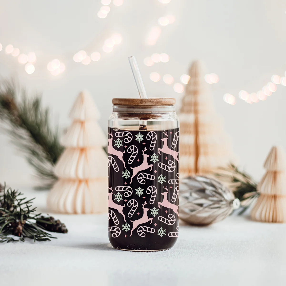 Look At Me Being All Festive and Shit 170z Libby Glass