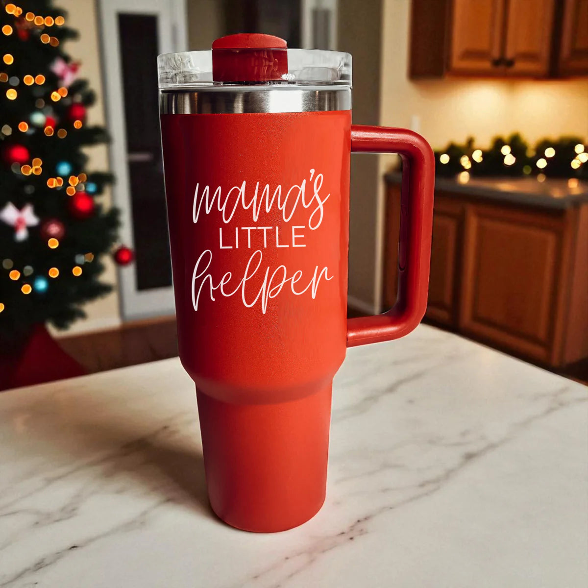 Mama's Helper Red 40oz Tumbler