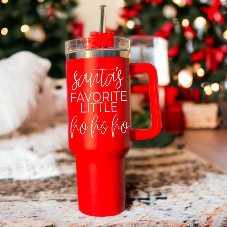 Santa's Favorite Ho Ho Ho 40OZ Tumbler