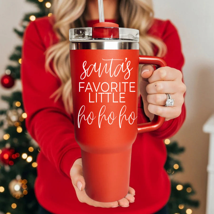 Santa's Favorite Ho Ho Ho 40OZ Tumbler