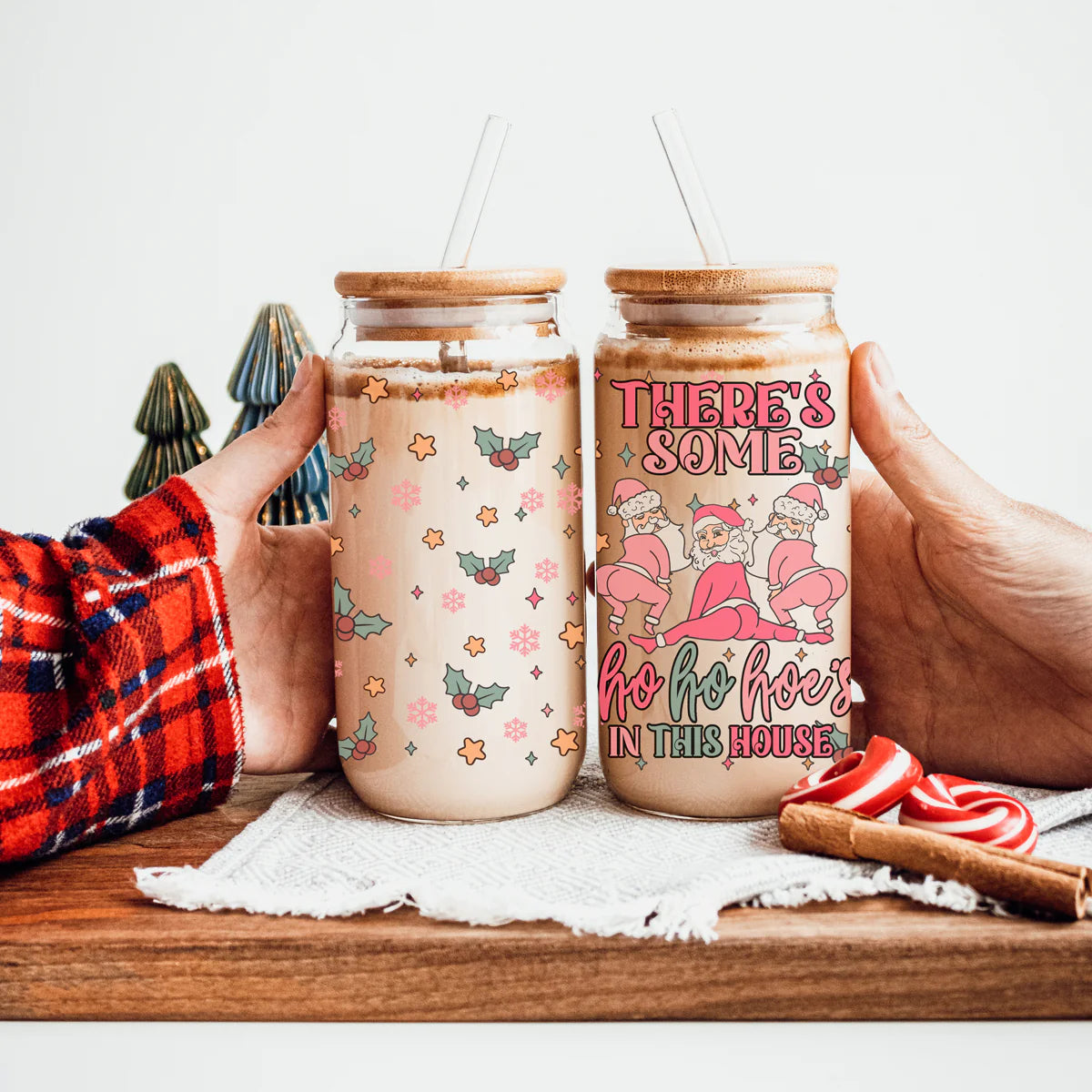 There's Some Ho's in the House 17OZ Libby Glass