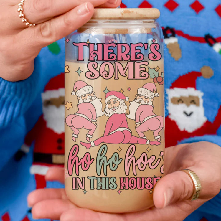 There's Some Ho's in the House 17OZ Libby Glass