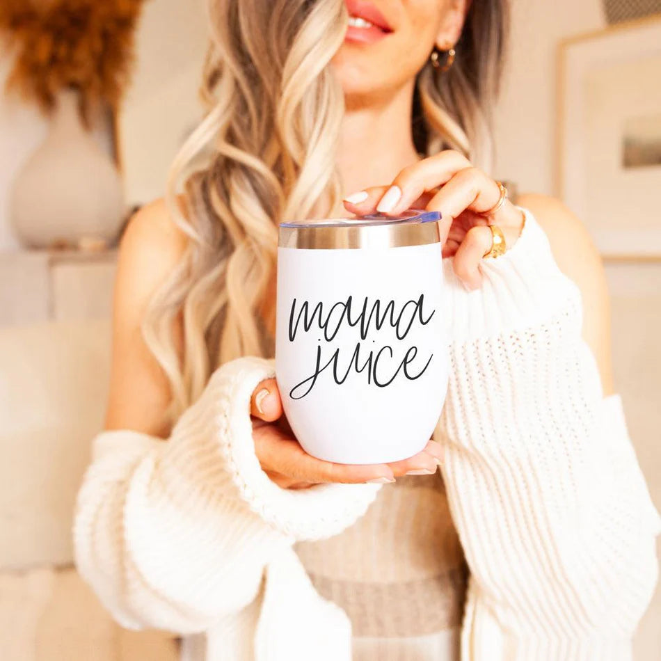 Mama Juice 12OZ Wine Tumbler - Insulated