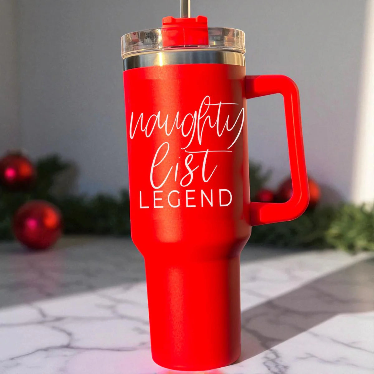 Naughtly List Legend 40OZ Tumbler
