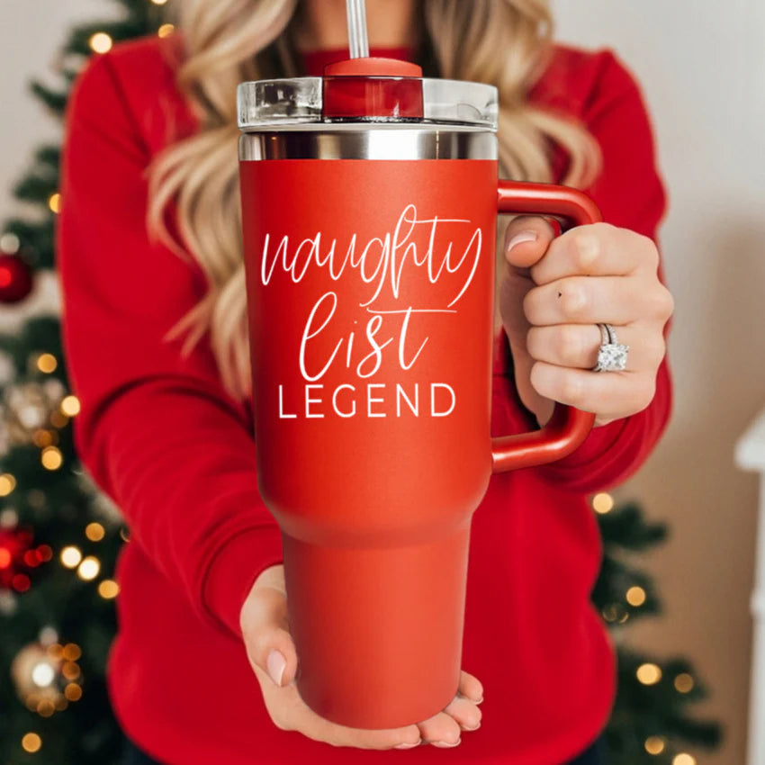 Naughtly List Legend 40OZ Tumbler