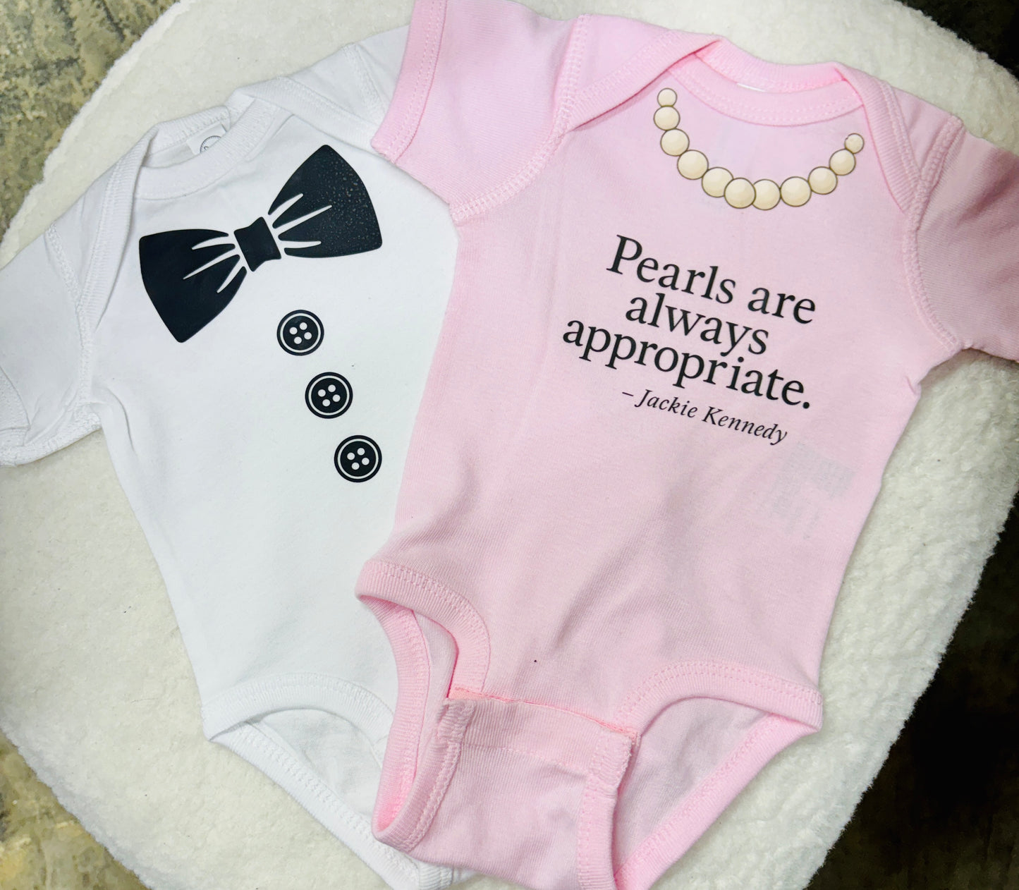 Pearls Onesie