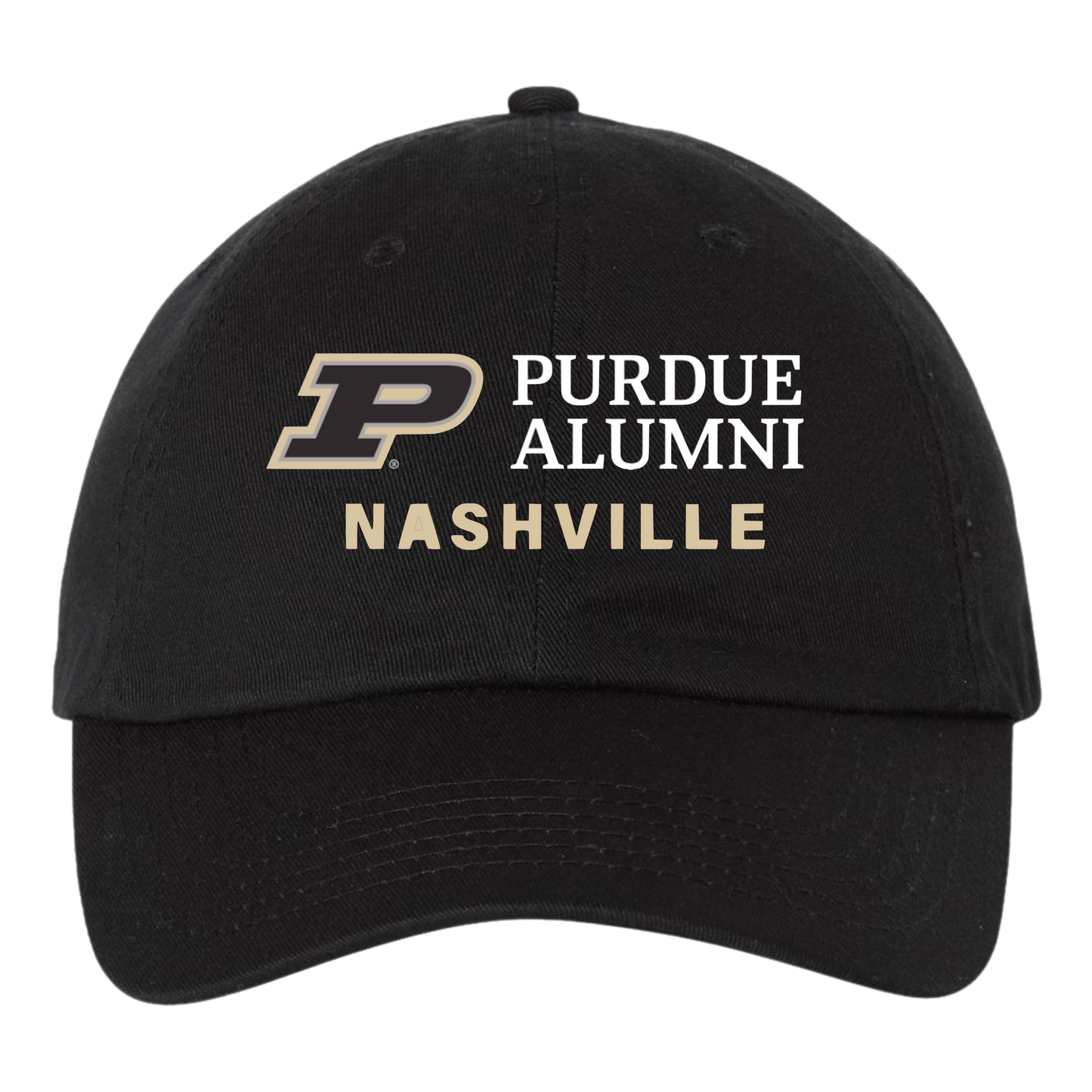 Purdue University Alumni Nashville Chapter Baseball Hat (Stack)