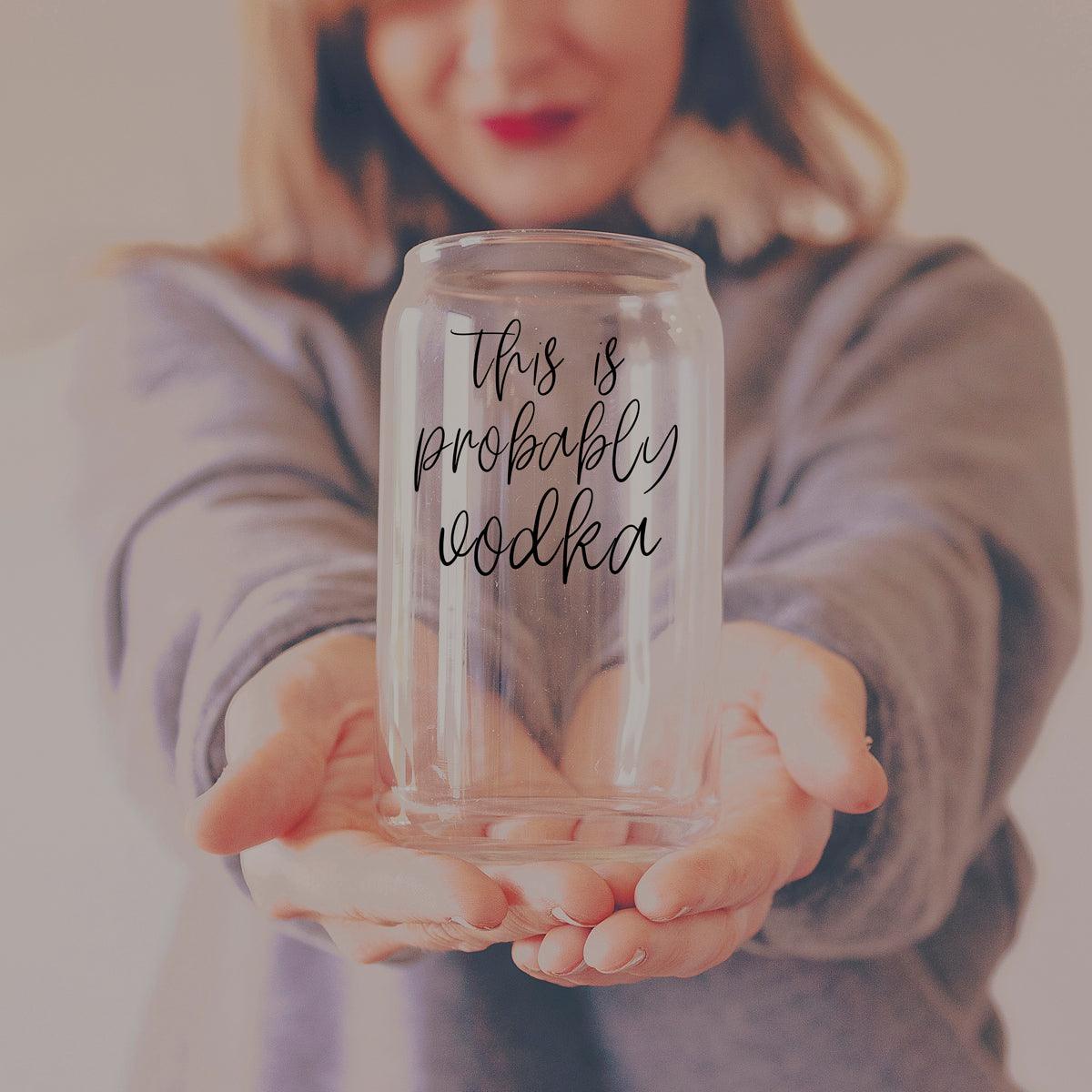 Probably Vodka 17OZ Libbey Glass