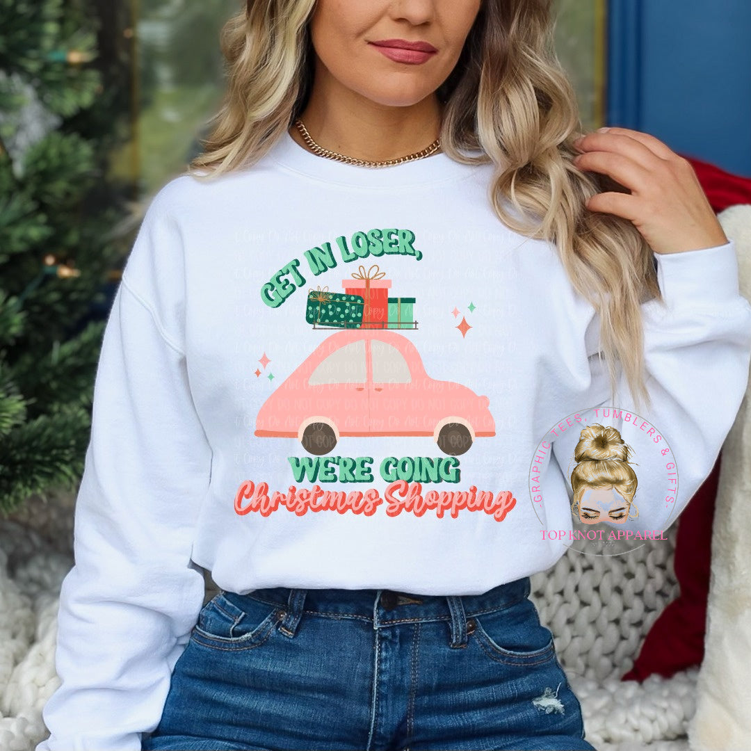 Christmas Shopping Loser Crewneck