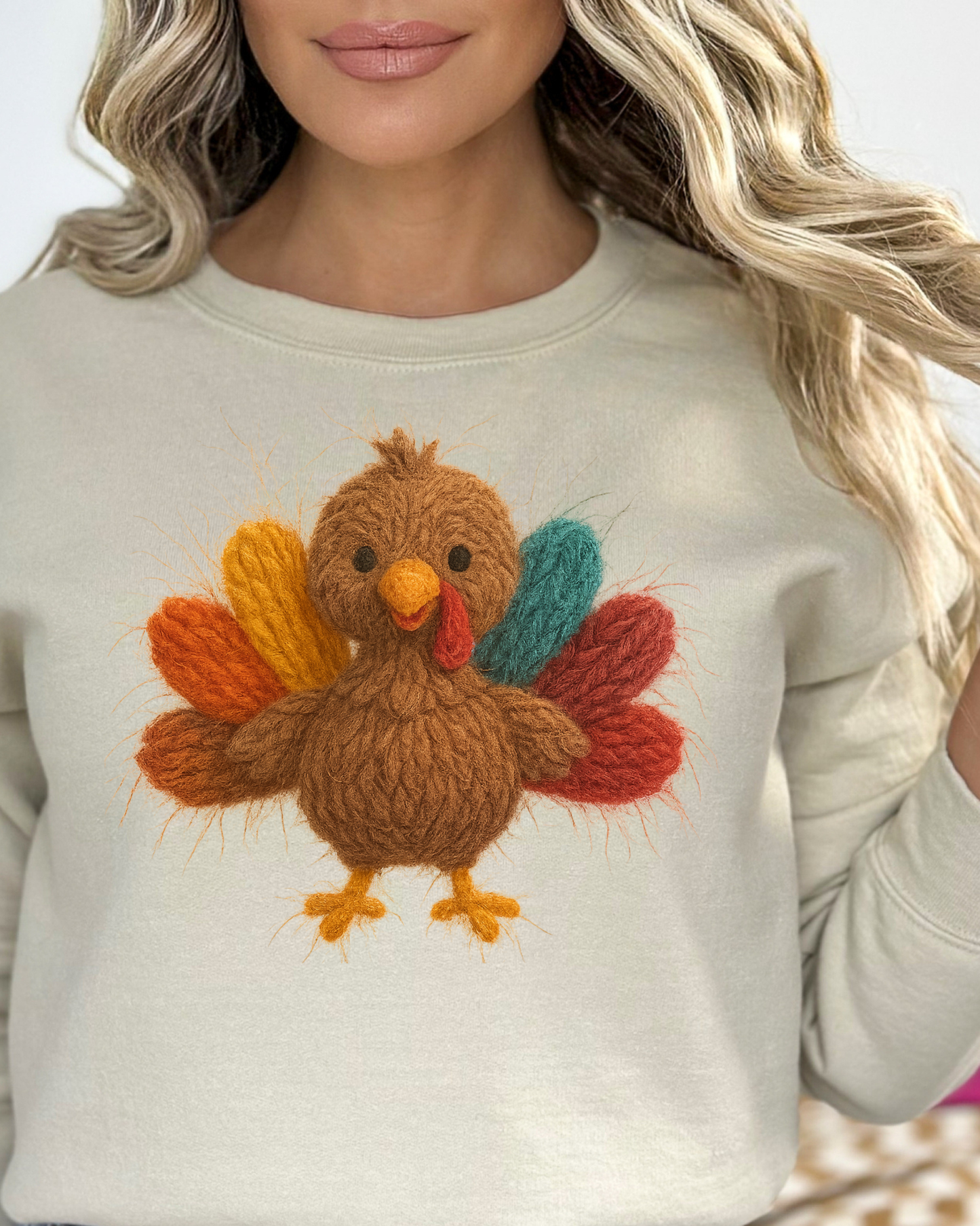 🦃 “Cozy Turkey” Fall Sweatshirt | Thanksgiving Crewneck