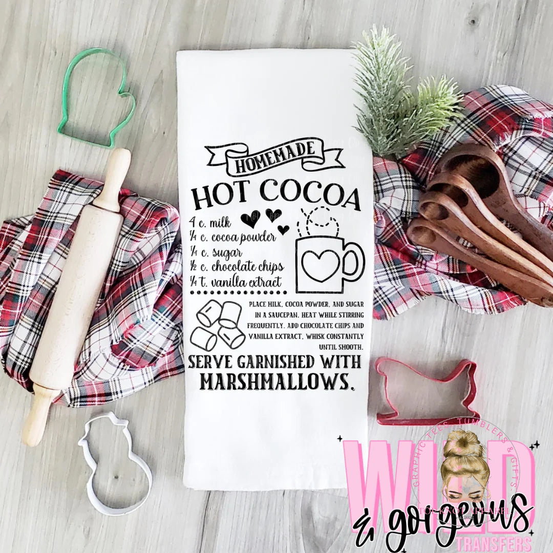 Hot Cocoa Kitchen Towel