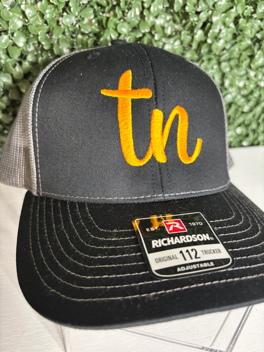 TN Script Hat - Orange Embroidery