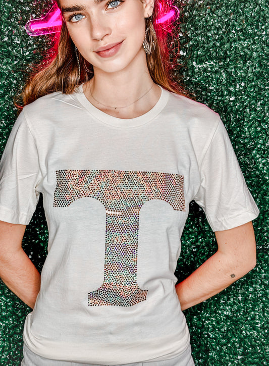 UT Spangle T-Shirt- Holographic