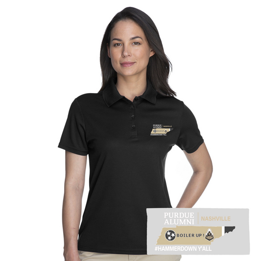 Heat Transfer Purdue University© Alumni Nashville (State Logo) Ladies' Polo