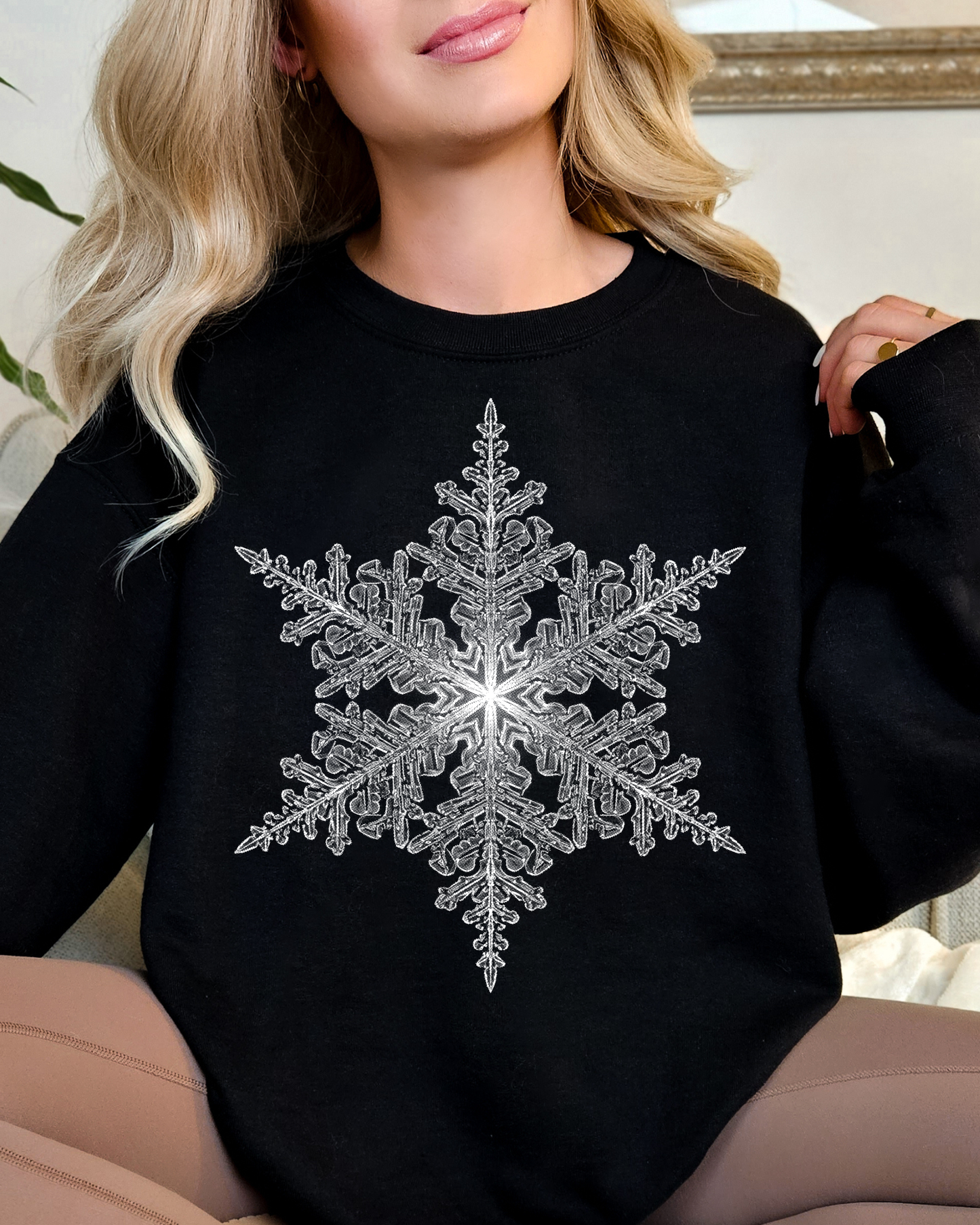 Arctic Crystal Snowflake Sweatshirt ❄️
