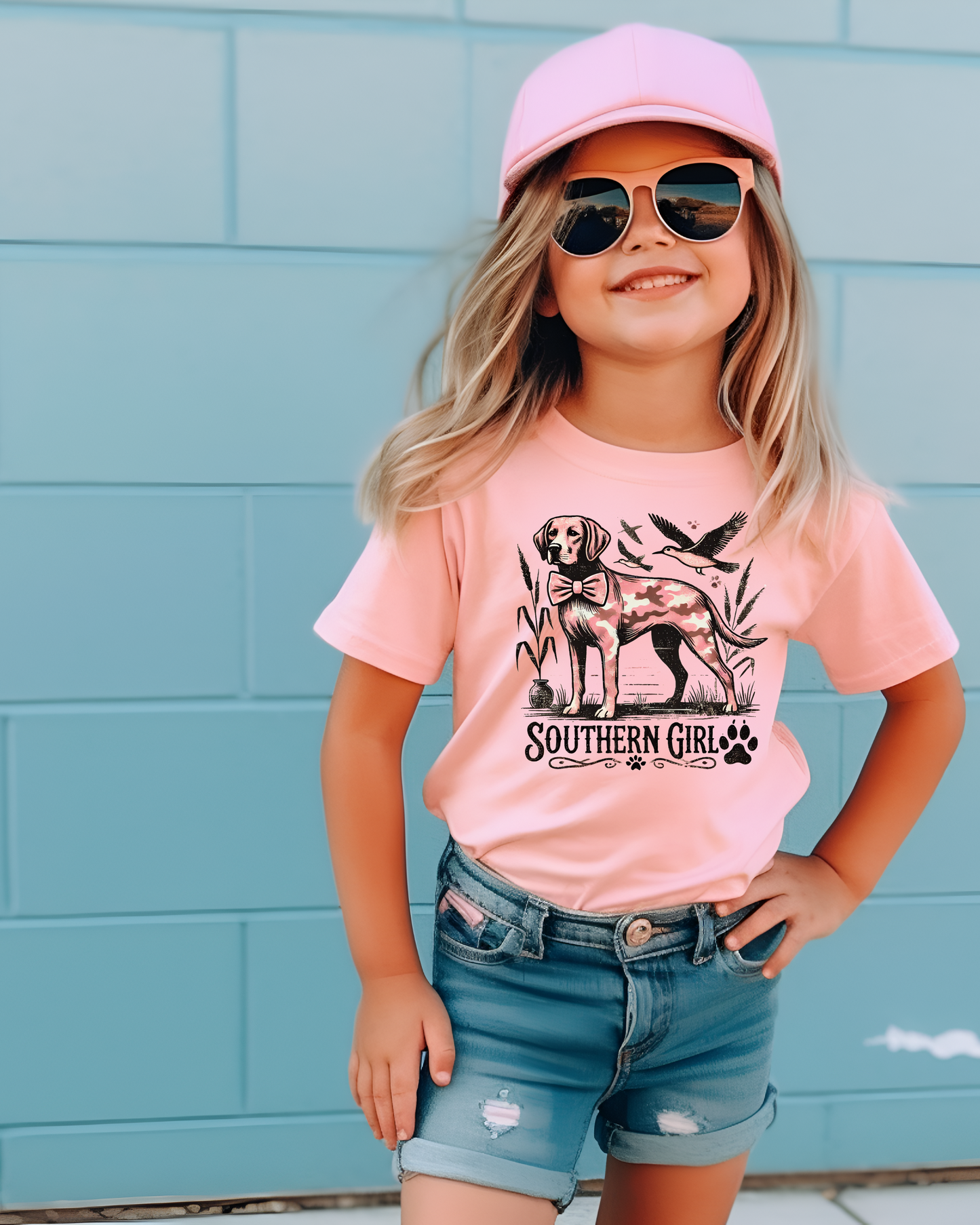 Southern Girl Dog Youth T-shirt