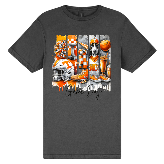 Tennessee Game Day Graphic T-Shirt | Smokey Mascot, Football & Basketball Fan Tee
