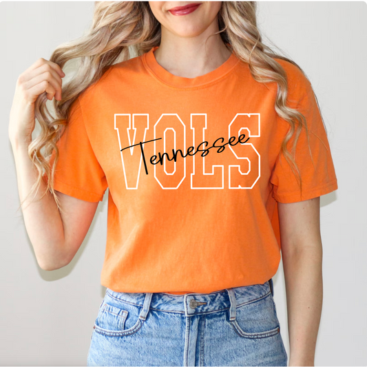 Tennessee VOLS Orange Graphic Tee – Game Day Spirit Hoodie