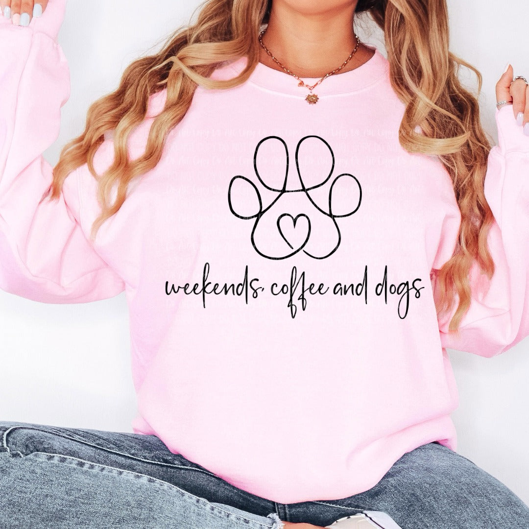 Weekend Coffee Dogs Crewneck