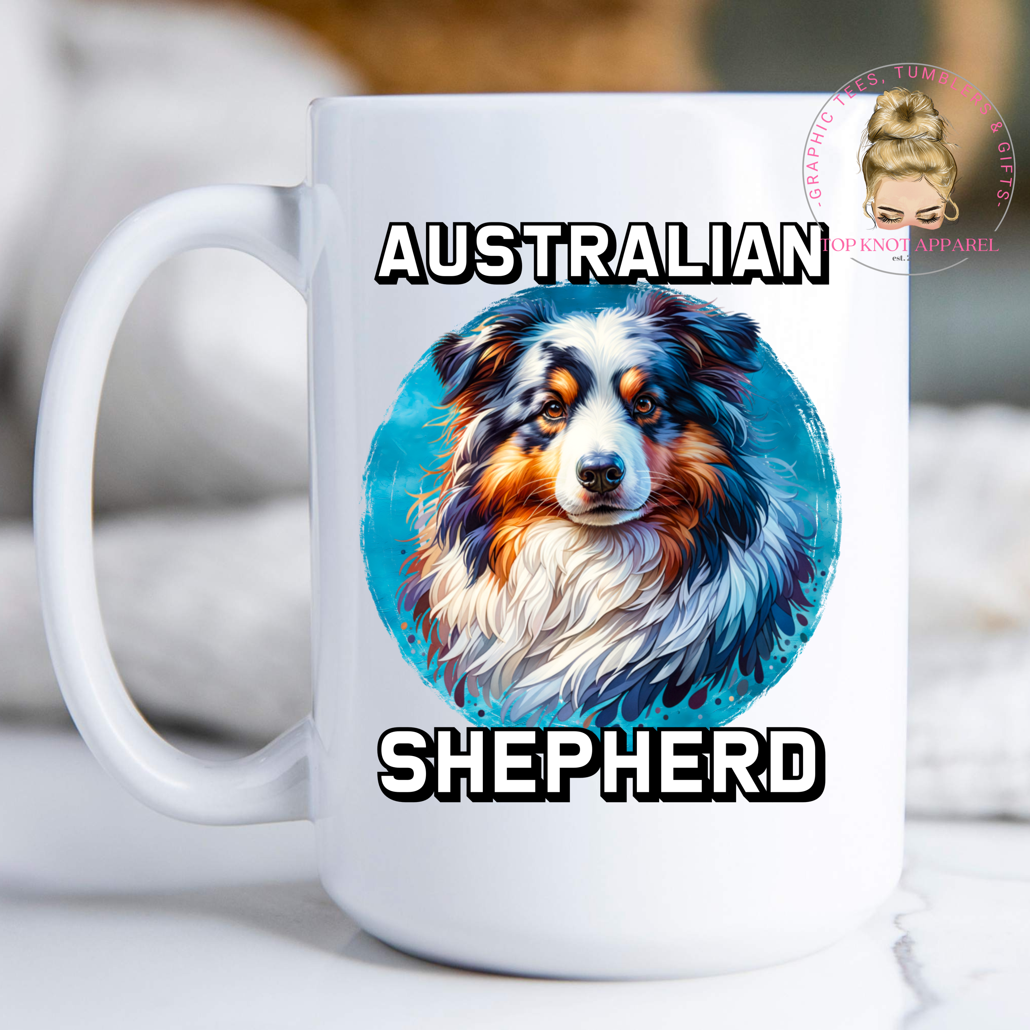 Australian Shepherd Coffee Mug 15 oz