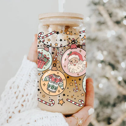 Balls Deep Into Christmas 17oz Libby Glass