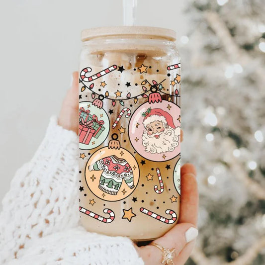 Balls Deep Into Christmas 17oz Libby Glass
