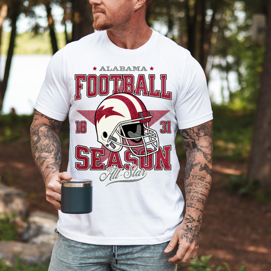 Alabama Football Season All-Star Tee – Vintage Game Day Shirt