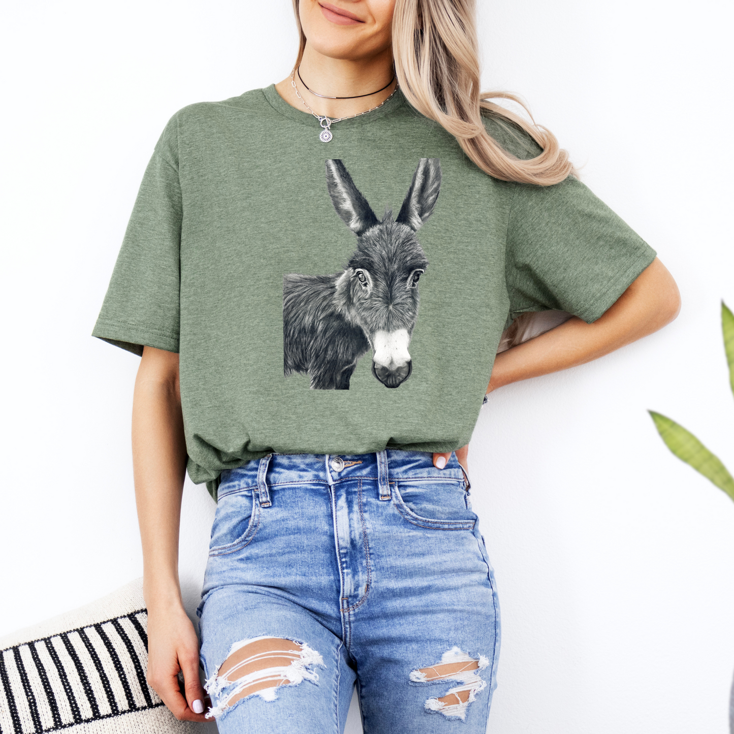 Cash The Donkey Green T-shirt