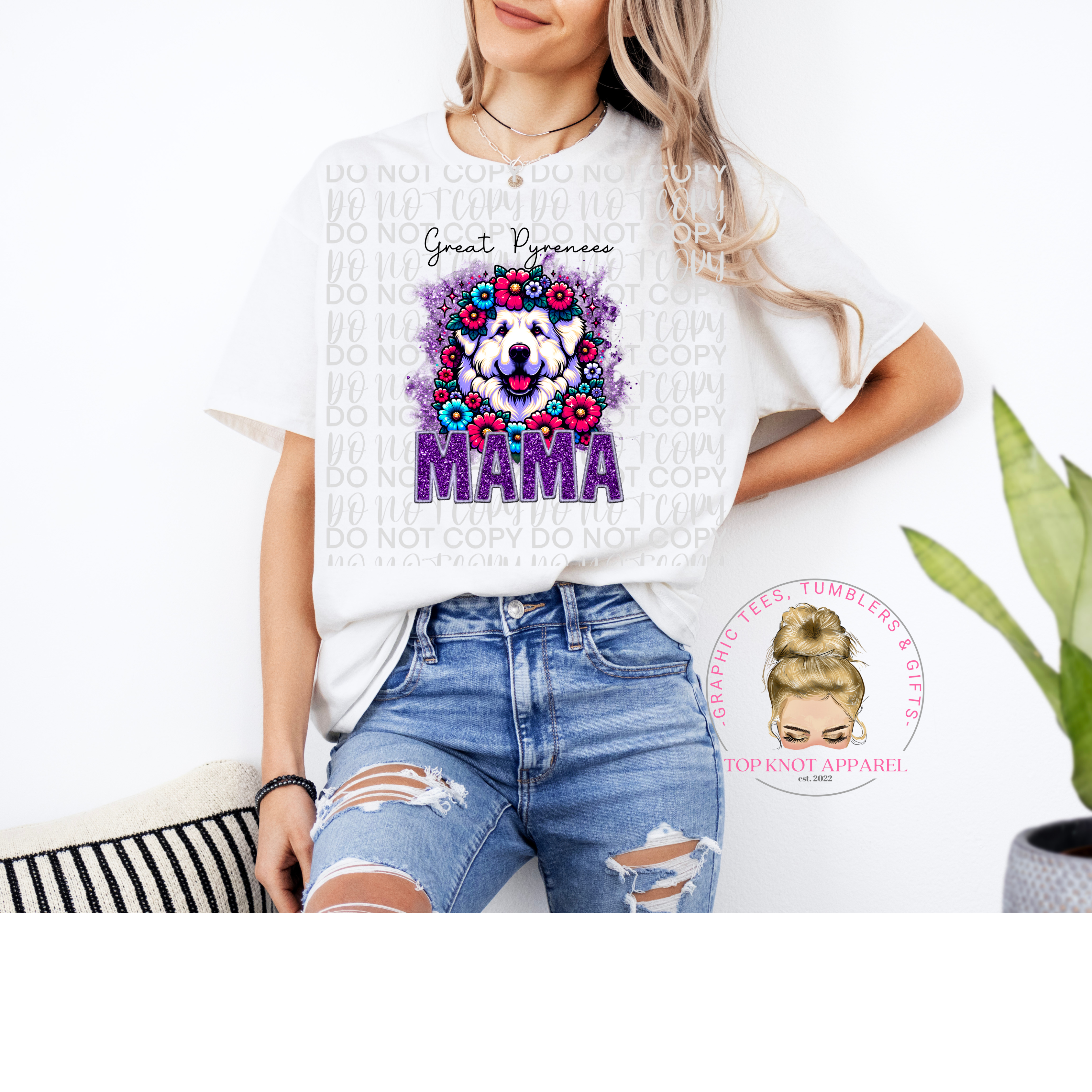 Great Pyrenees Mama T-shirt