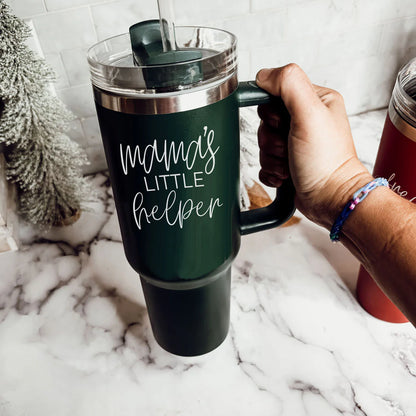 Mama's Helper Red 40oz Tumbler