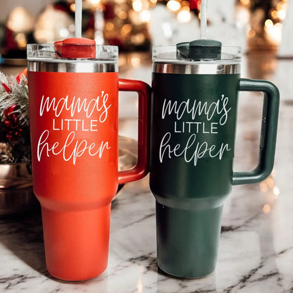 Mama's Helper Red 40oz Tumbler