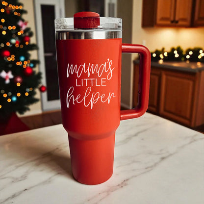 Mama's Helper Red 40oz Tumbler