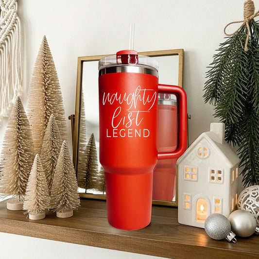 Naughtly List Legend 40OZ Tumbler