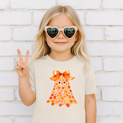 Orange Daisy Ghost T-Shirt Youth/Toddler