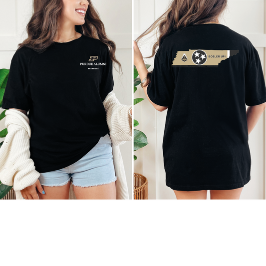 Purdue University Alumni Nashville Ladie's T-Shirt - Heat Transfer