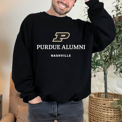 Purdue University Alumni Nashville Sweatshirt - Heat Transfer