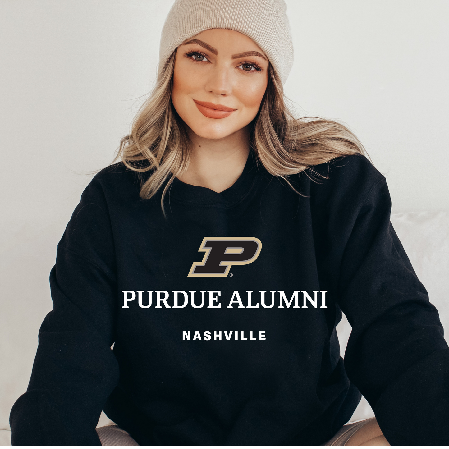 Purdue University Alumni Nashville Sweatshirt - Heat Transfer