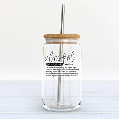 Alcohol Definition 17OZ Libby Glass
