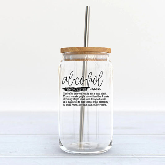 Alcohol Definition 17OZ Libby Glass