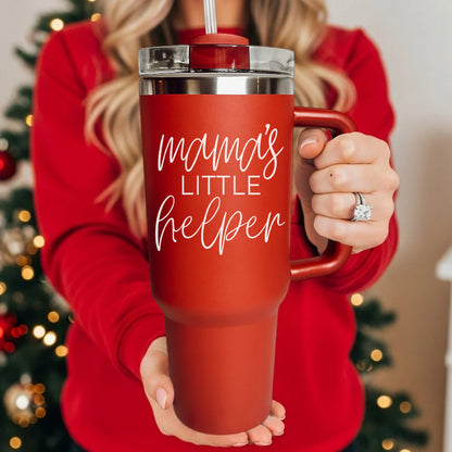 Mama's Helper Red 40oz Tumbler