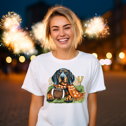 Smokey Football Game Day Graphic Tee – Tennessee Mascot Dog Shirt