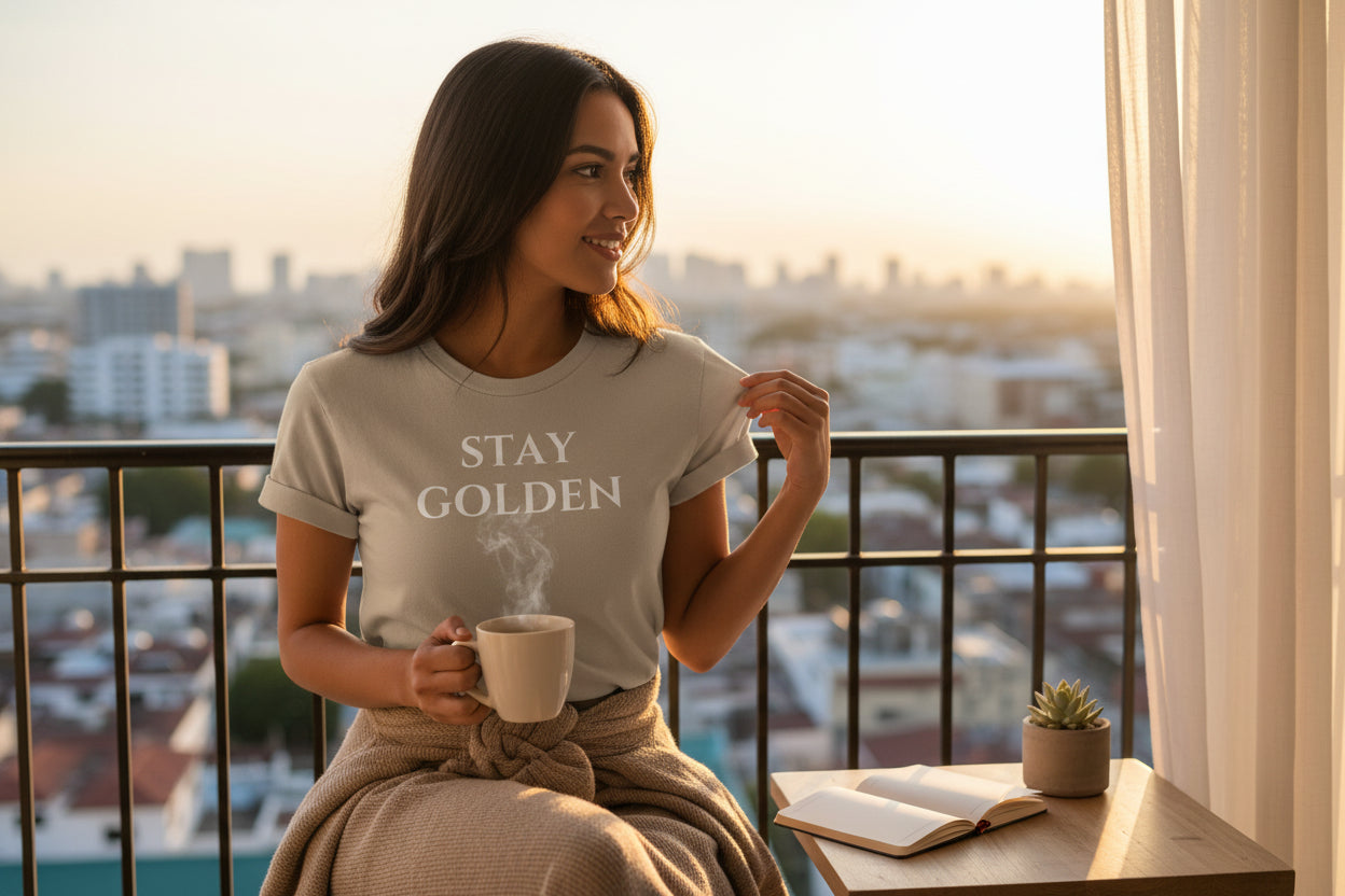 Stay Golden Vintage Wash Tee