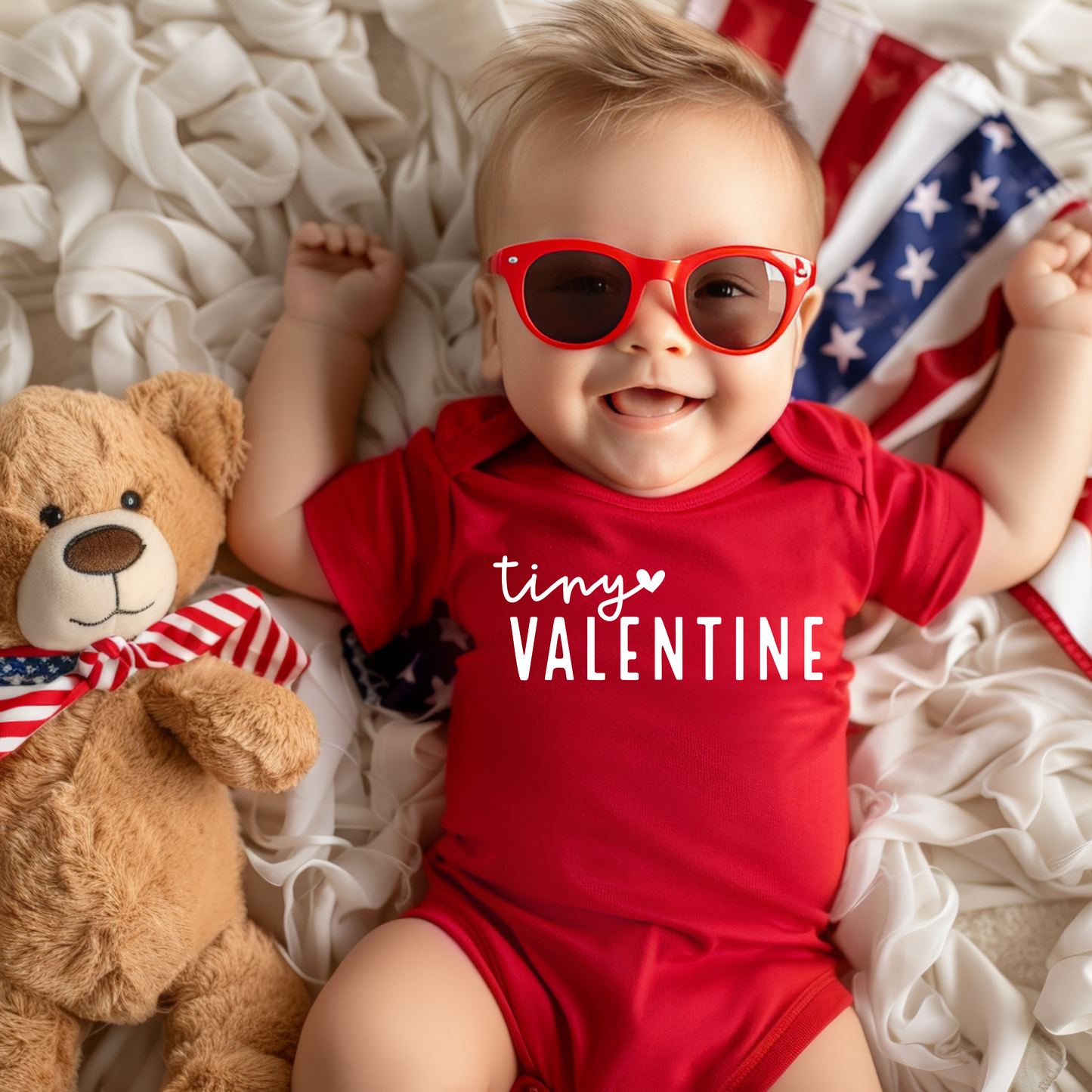 Tiny Valentine Onesie